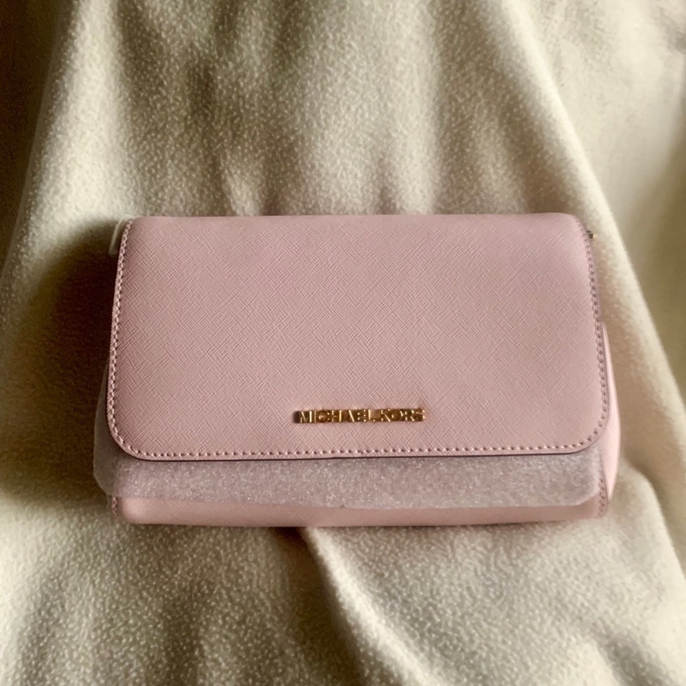 Light Pink Michael Kors Convertible Crossbody